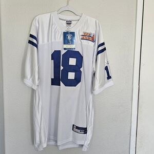 Reebok NFL Players Super Bowl 41 2007 Peyton Manning On Field Jersey